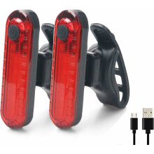 Σύντροφος ασφαλείας ποδηλάτου, επαναφορτιζόμενο πίσω φως, αδιάβροχο φως LE