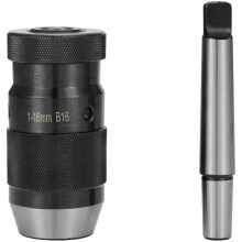 Self-Tightening Drill Chuck, Keyless And Convenient, Precision Machining Partner Compatible with Mk2 Cone Mandrel Applications
