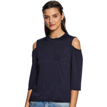 Harpa Blusa Feminina Regular (Gr5328_Azul Marinho XL)