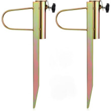 Adjustable Support Beach Parasol Anchor, Easy to Use Wind Resistant Outdoor Base Stand, Portable And Durable Materials Compatible with No Di