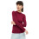 Harpa Dames Effen Reguliere Blouse (Gr7045_Maroon Klein) 1