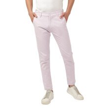 Hardsoda Chinos Casuais Slim Fit Roxos de Cintura Média