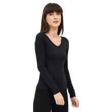 Harpa Dames Effen Regular Blouse (Gr7038_Zwart X-Small)