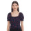 Harpa Dames Bloemige Regular Blouse (Gr6318_Navy Blauw Medium) 1