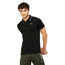 Kappa Herr Svart Bomull Regular Fit T Shirt_L