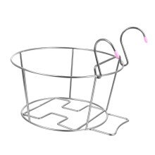 Stainless Steel Hanging Planter Basket for Balcony Railing, Tool Installation, SpaceSaving Design