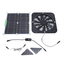 100W Solar Exhaust Fan with Efficiency Airflow for Greenhouse, Chicken Coop, RV – Solar Powered Ventilation