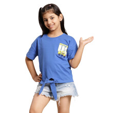Kidsville Dm 4 Movie Geprinte Relaxed Fit T-shirt Voor Meisjes Blauw