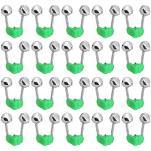 Domina el arte de la pesca con nuestra alarma para cañas de pescar con doble campana de alerta, que ofrece campanas de metal y clips resiste
