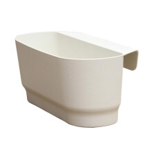 Wall Mounted Planter Hanging Flower Basket with SelfDrainage Holes for Balcony Garden Decor