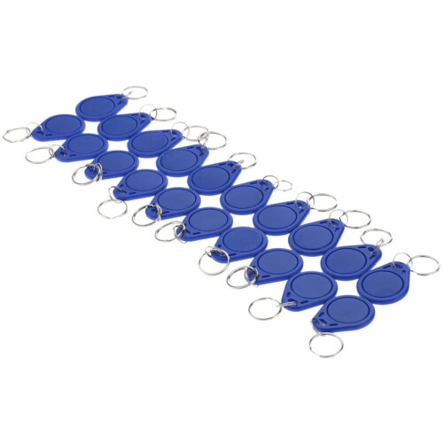 Waterproof Design Meets Unique Id Pre-programming: Your Ultimate Rfid Proximity Id Keyfobs Keychain Compatible with Access Control