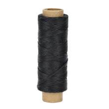 Fils plats cirés en polyester pour la couture du cuir, fil de polyester haute résistance 150D de qualité supérieure, solide et durable, idéal