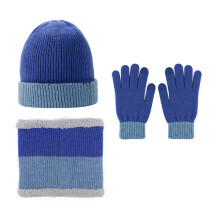 Set composto da berretto invernale, sciarpa, guanti touchscreen per uomo e donna.