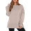 Damen-Kapuzenpullover in Übergröße, langärmeliger-Khaki XL 1
