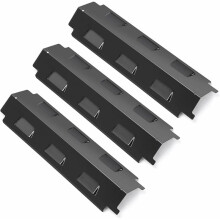 3-pakning 37 cm varmediffusortilbehør til Char-Broil, CCLIFE, Landmann, Uniflame, Fire Mountain, Barbecook, Outback porselensstål varmeplate