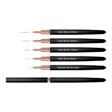 5-teilige Nail-Art-Liner-Werkzeuge mit komfortablem Griff für