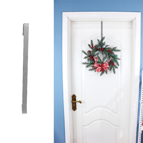 Wreath Hanger Metal Over-Door Single Hook 38 cm 2