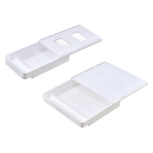 Adhesive Desk Drawer, Ergonomically Designed Attachable Under Table Storage, Double Options Installation Under Desk Drawer, Ideal Compatible