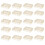 20 Pack Plastic Queen Rearing Box Set, Square Bee Cage for Easy Queen Handling and Beekeeping 1