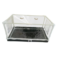 Mushroom Grow Tent 50x25x25cm Clear PVC Foldable Indoor Mushroom Growing Kit with Waterproof Base and Double Zipper Access