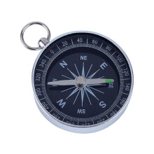 Instrument de navigare vintage, busolă portabilă pentru exterior cu carcasă din aluminiu pentru stabilitate ridicată și design retro, co