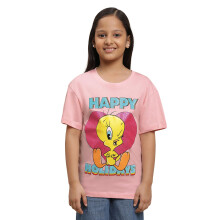 Kidsville Relaxed Fit Looney Tunes Rood T-shirt voor Meisjes