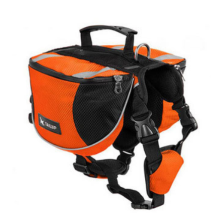 Bequemer Hunderucksack, vollständig verstellbar mit reflektierenden Sicherheitselementen, wasserdichtes Polyester, ideal zum Laufen und Wand