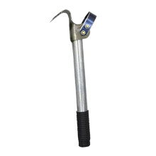 Ergonomic Metal Bark Scraper Debarking Tool with Curved Blade for Efficient Tree Bark Removal