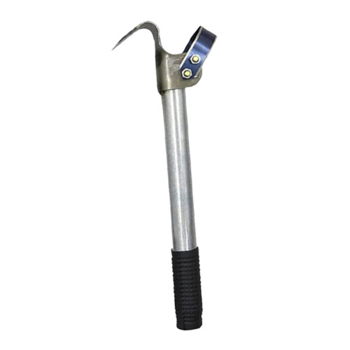 Ergonomic Metal Bark Scraper Debarking Tool with Curved Blade for Efficient Tree Bark Removal
