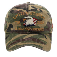 250th Anniversary Baseball Cap Breathable Fabric-Camouflage