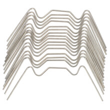 50pcs Stainless Steel W Type Greenhouse Clips Rust Resistant Glazing Clamps for Glass Panels