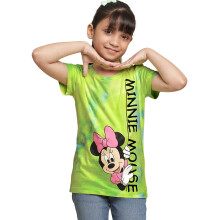 Kidsville Mickey & Friends Gedrukte Regular Fit Multicolor Katoenen Meisjes T-Shirt