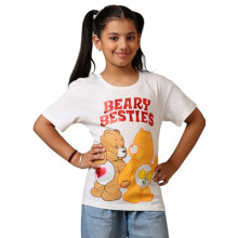 Kidsville Officiële Care Bears Terry Borduur T-Shirt Voor Meisjes