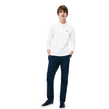 Lacoste Herren Polo-Shirt aus solidem, klassischem Stoff