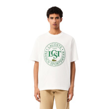 T-shirt en Coton Épais Imprimé Coupe Lâche