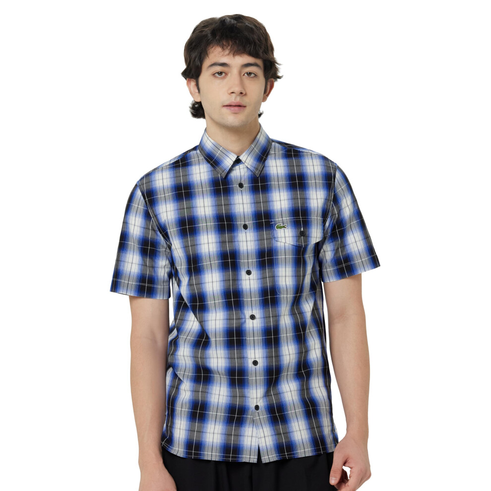 New Lacoste Men's Regular Fit Short Sleeved Shirt