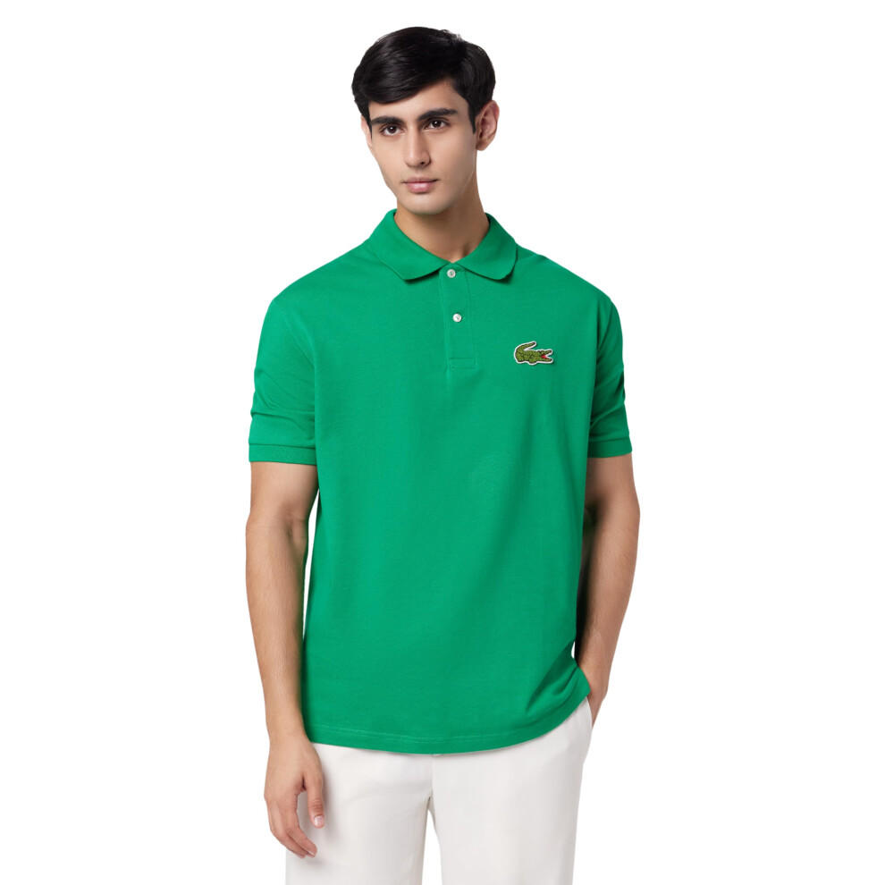New Lacoste Men's Loose Fit L.12.12 Pique Badge Polo Shirt