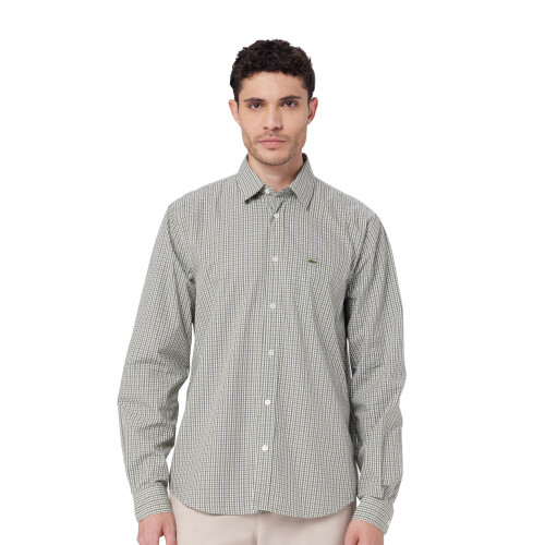 Lacoste Lacoste Karohemd aus Baumwolle