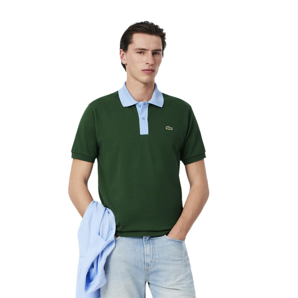 Lacoste Classic Fit Contrast Collar L.12.12 Polo Shirt