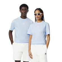 T-shirt en coton avec imprimé signature Lacoste
