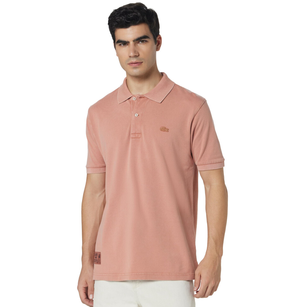 New Lacoste Men's Classic Fit L.12.12 Washed Effect Polo Shirt