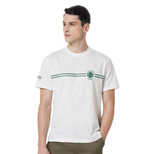 T-shirt en jersey de coton brodé imprimé Lacoste