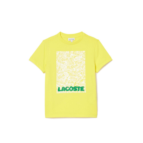 Lacoste Lacoste Print Baumwoll T-Shirt