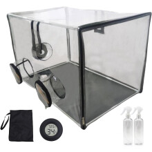 Inflatable Mushroom Grow Tent with Transparent PVC Visibility, Controlled Air Exchange, Compact Foldable Greenhouse