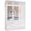 MN Furniture Gloss Hinged Wardrobe Mirror & Drawers White 120cm 2