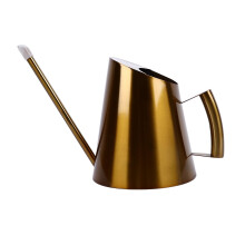 Stainless Steel Watering Can 1.5L Gold – Long Spout Rustproof Design for Indoor Plants and Succulents