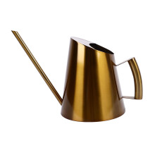 Stainless Steel Watering Can 1.5L Gold, Long Spout Indoor Plant Watering Can, RustResistant Design