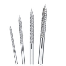 Tire Reamer Drill Bit,4Pcs Multi Sizes Flat Tire Repair Tools Carbide Burr Drill Bit Tire Plug Repair Kit(3/4.5/6/8mm)