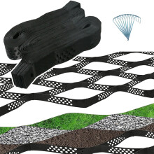 Gravel Stabilizer Grid 5x16ft 2 Inch HDPE Ground Grid HeavyDuty Permeable Driveway Reinforcement for Parking and Landscaping