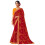 Laxmipati Sarees Γυναικεία Σαρί με Κεντήματα σε Ρεσάμ και Χαλαζία σε Κόκκινο Χρώμα 1